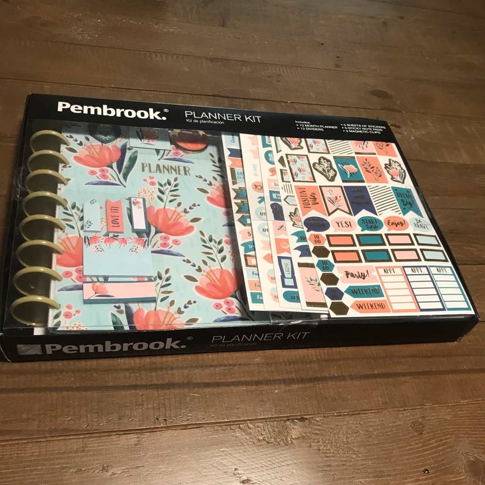 Pembrook Planner Kit 12 Months New